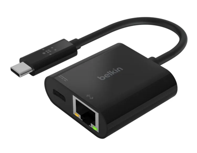 BELKIN ADAPTER USB-C TO ETHERNET + CHARG